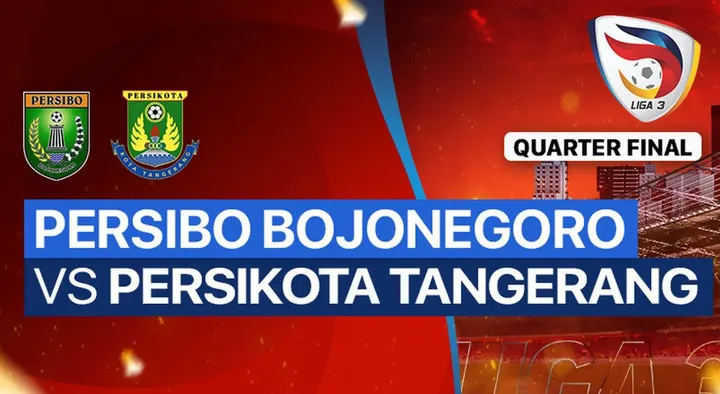 Persibo Bojonegoro vs Persikota Tangerang di babak delapan besar Liga 3 2023/2024, Kamis (30/5/2024).