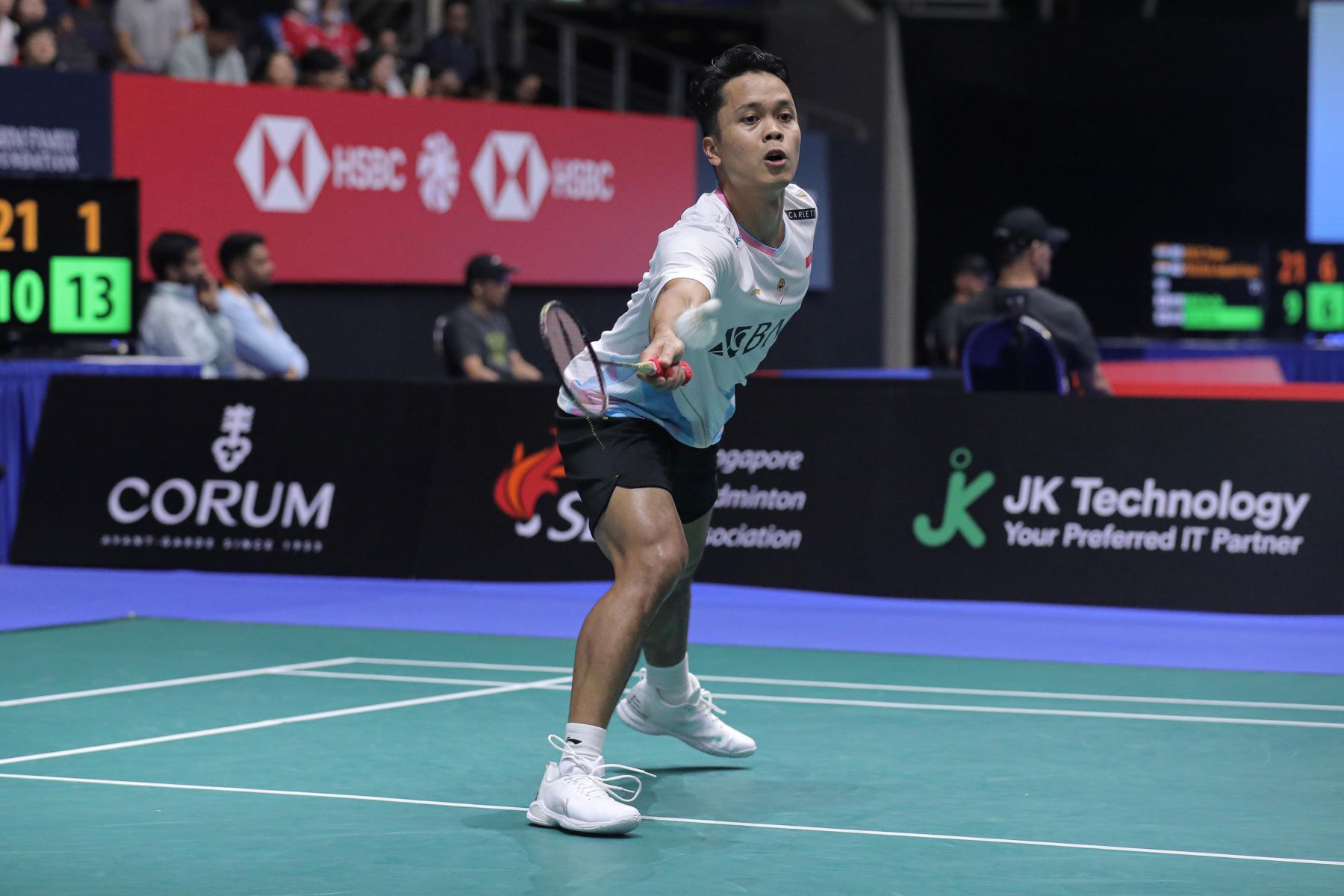 Anthony Sinisuka Ginting Tersingkir di Babak 16 Besar Singapore Open 2024