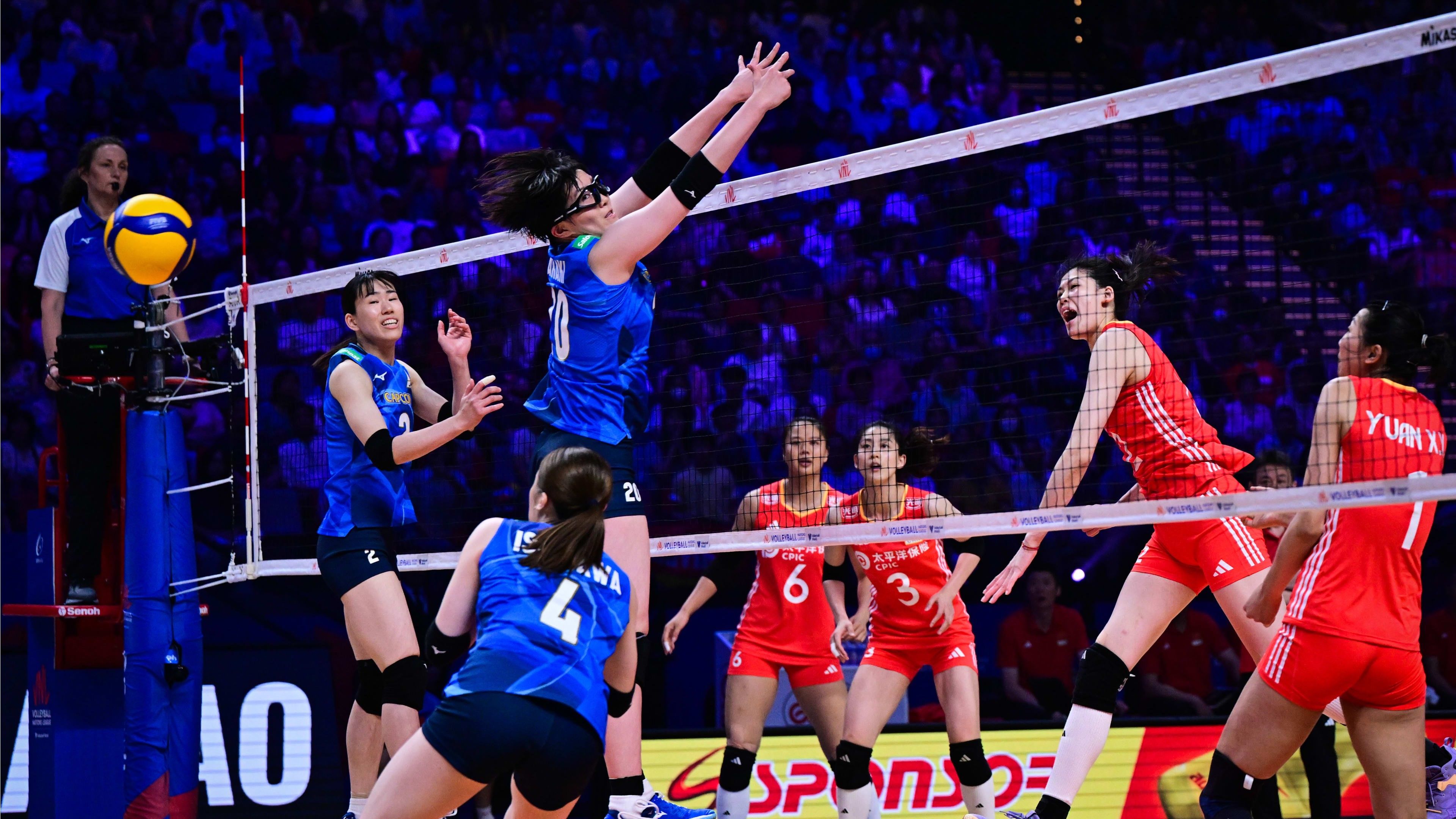 VNL 2024: Jepang vs China