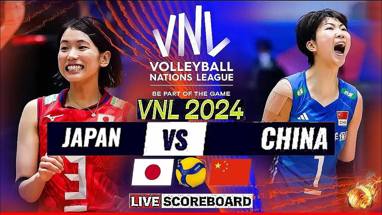 Jepang Melawan China dalam Lanjutan VNL 2024