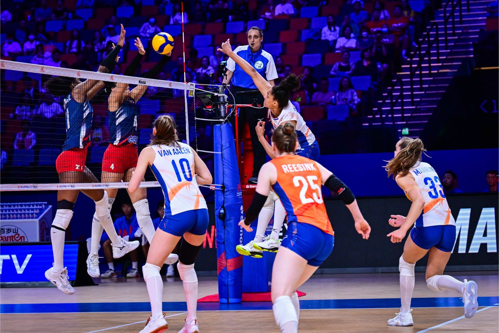 Belanda Menang 3-1 Lawan Dominika di VNL 2024