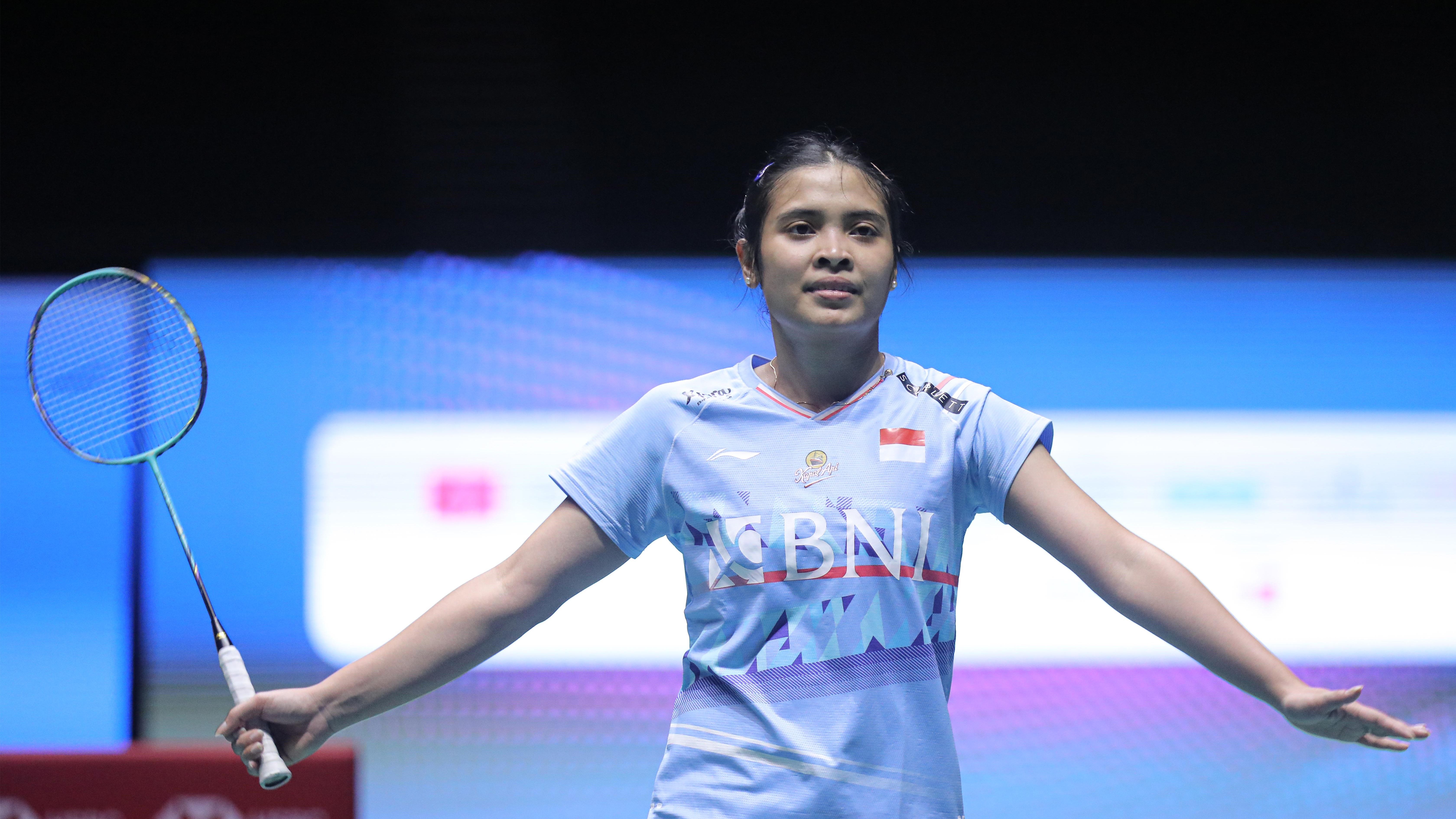 Gregoria Mariska Tunjung di Singapore Open 2024