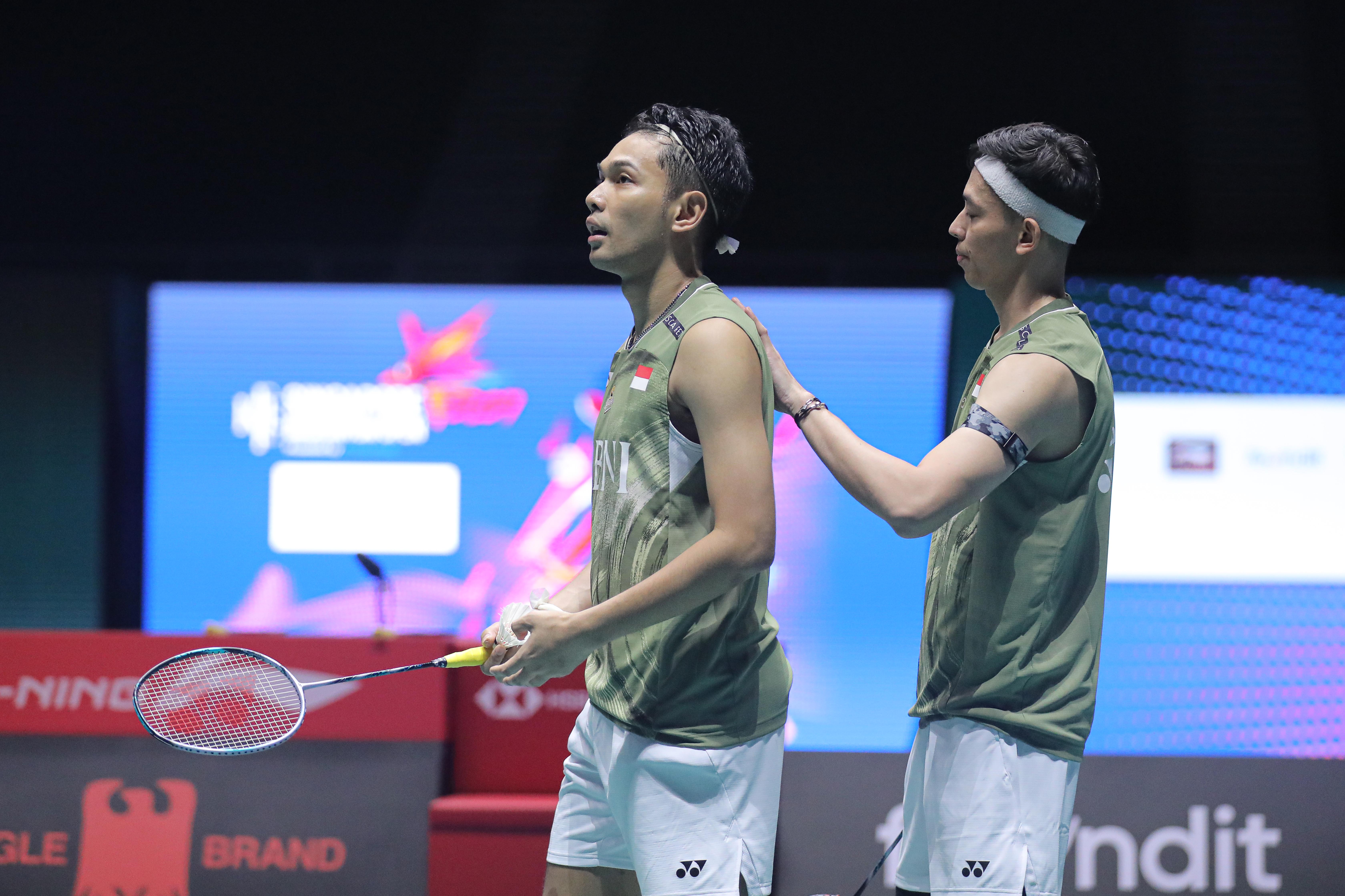 Fajar/Rian Gagal Menyabet Gelar Juara Singapore Open 2024 (Foto: PBSI)