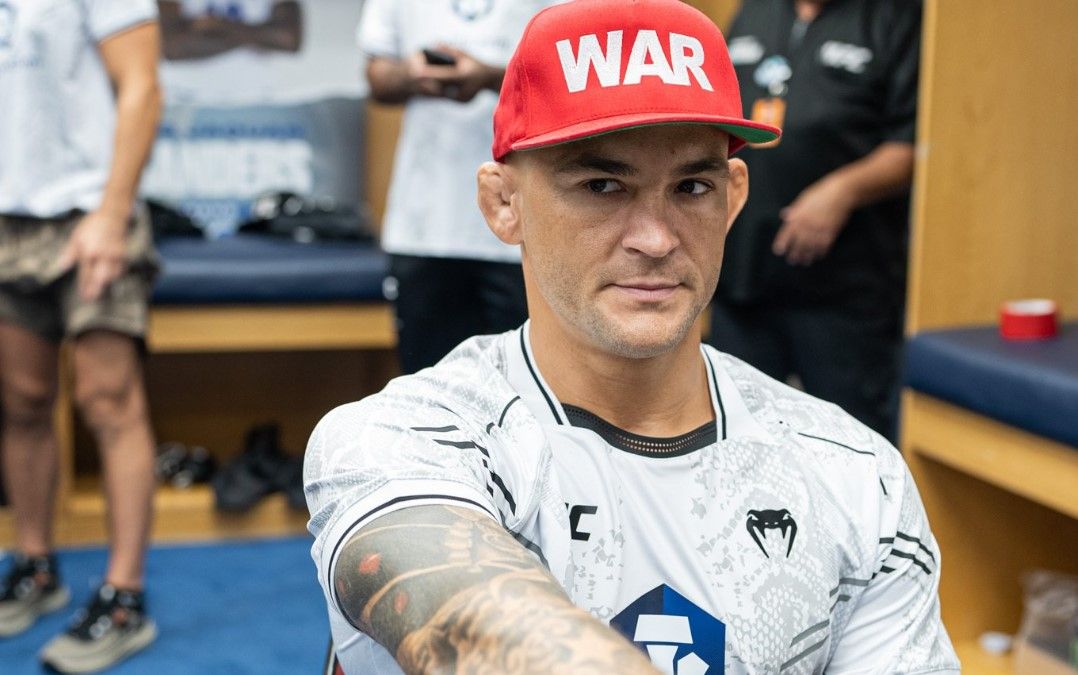 Dustin Poirier kalah dari Islam Makhachev di UFC 302, Minggu (2/6/2024)/foto: Twitter UFC.