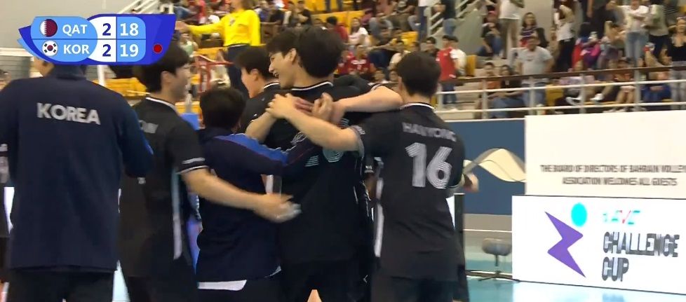 Korea Selatan kalahkan Qatar di AVC Challenge Cup 2024/Sumber SS Vidio.com