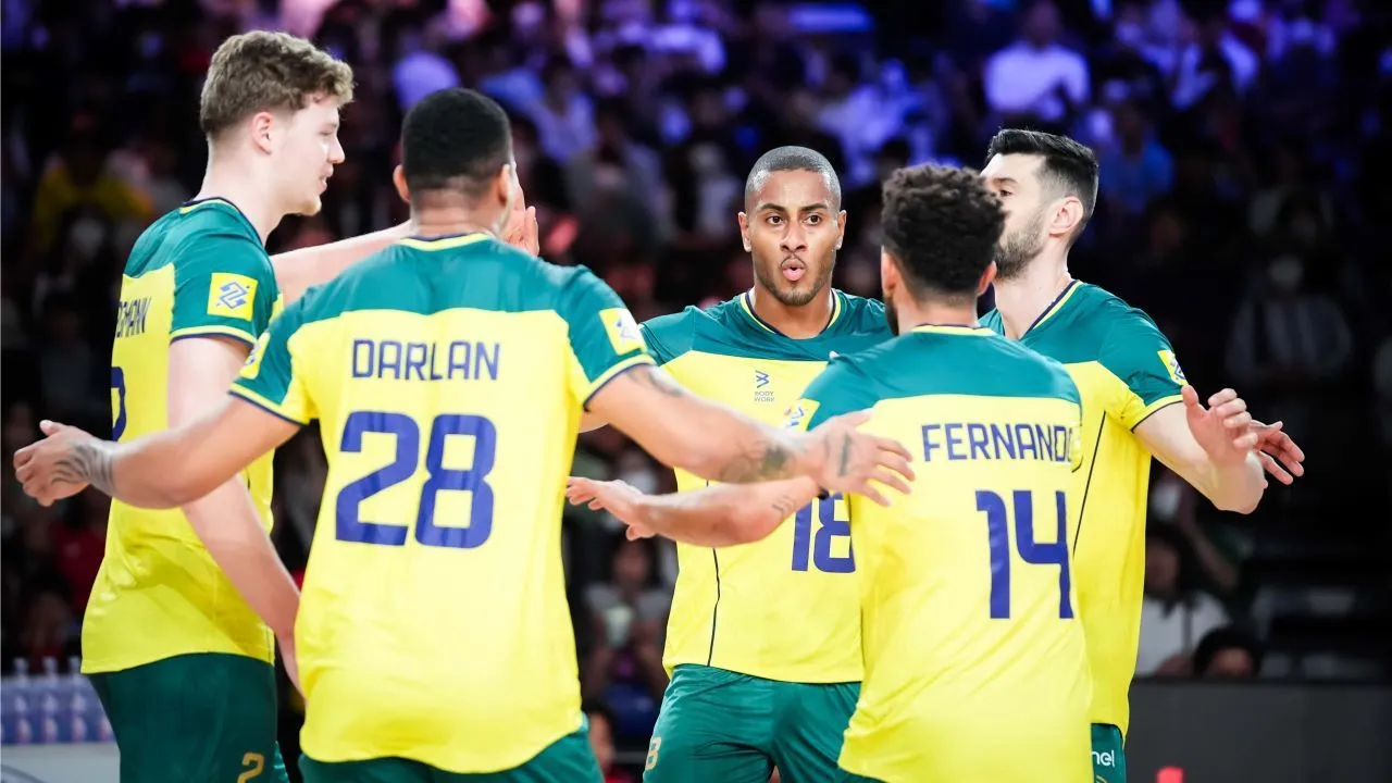 Link Live Streaming VNL 2024 Putra: Brasil vs Slovenia