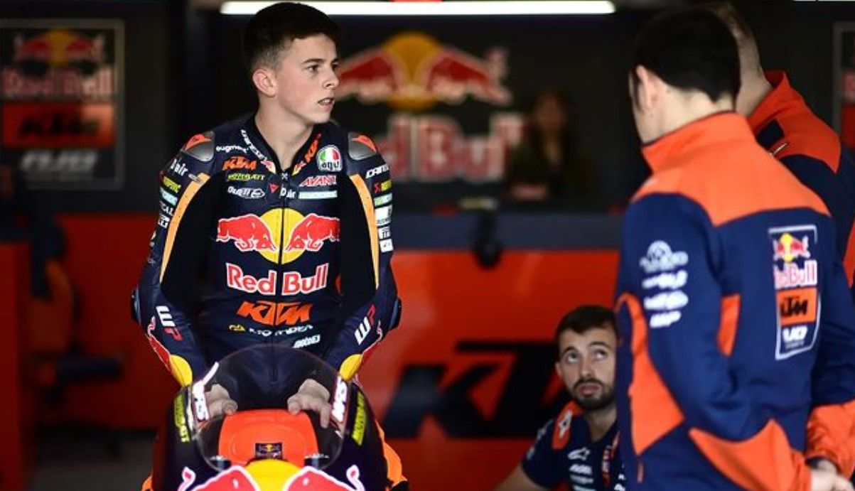 Xabi Zurutuza, pembalap muda Red Bull KTM Ajo yang terlindas saat balapan Moto3 di Sirkuit Mugello, Italia/foto: IG Xabi Zurutuza.