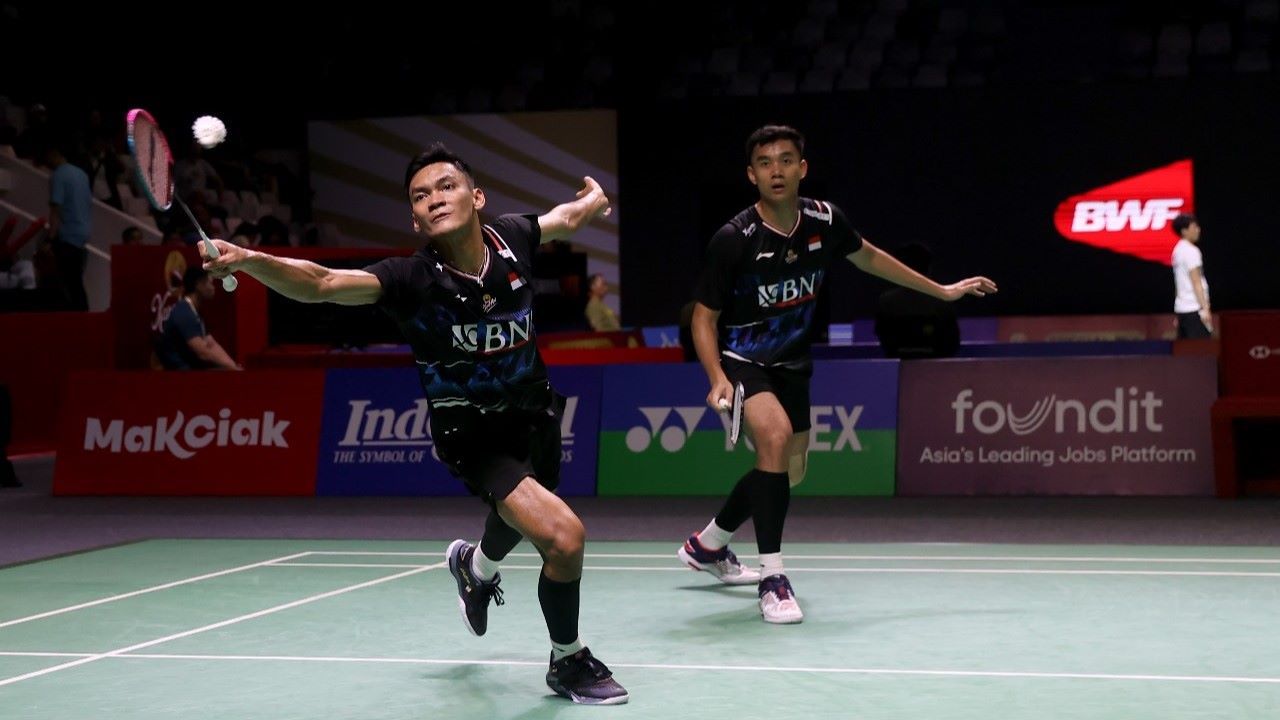 Muhammad Shohibul Fikri/Bagas Maulana di Indonesia Open 2024/Media PBSI