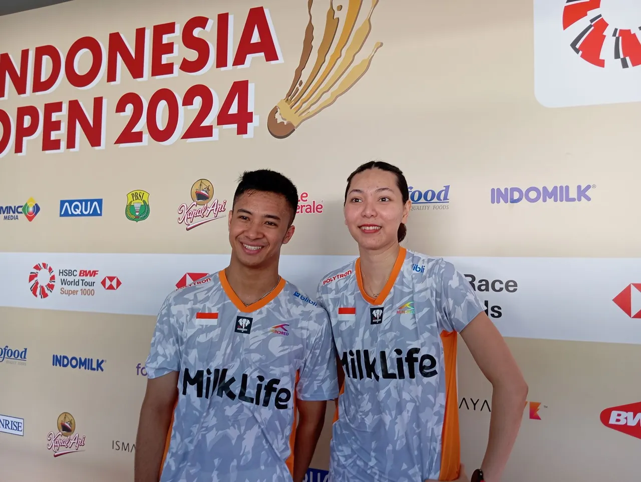 Dejan Ferdinansyah/Gloria Emanuelle Widjaja Pulangkan Juara Dunia 2023 di Indonesia Open 2024