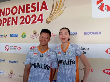 Dejan Ferdinansyah/Gloria Emanuelle Widjaja Pulangkan Juara Dunia 2023 di Indonesia Open 2024