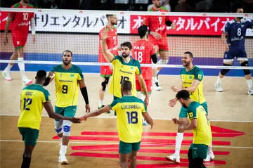 Timnas Voli Putra Brasil vs Iran
