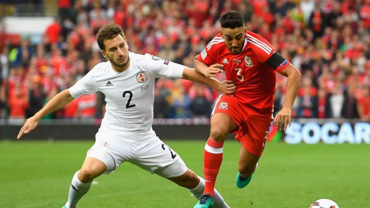 Timnas Georgia vs Wales di laga uji coba/ X