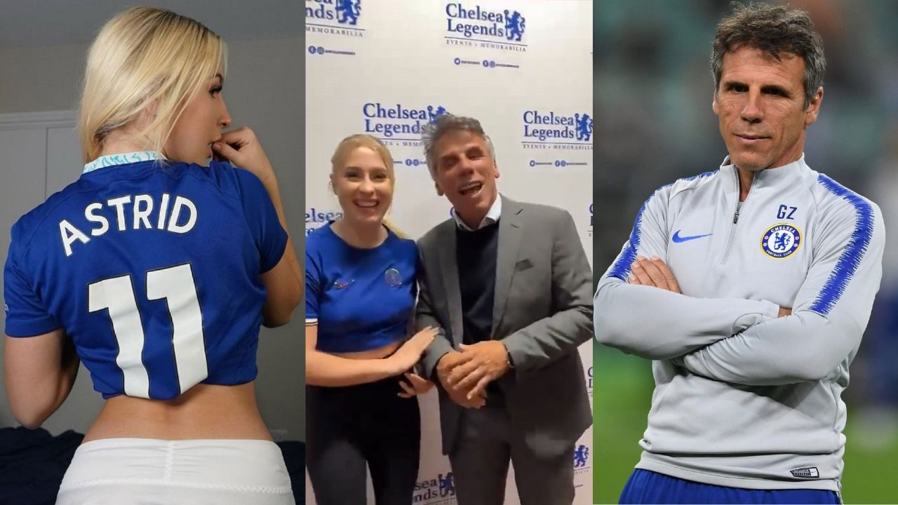 Gianfranco Zola promosikan artis OnlyFans, Astrid Wett.