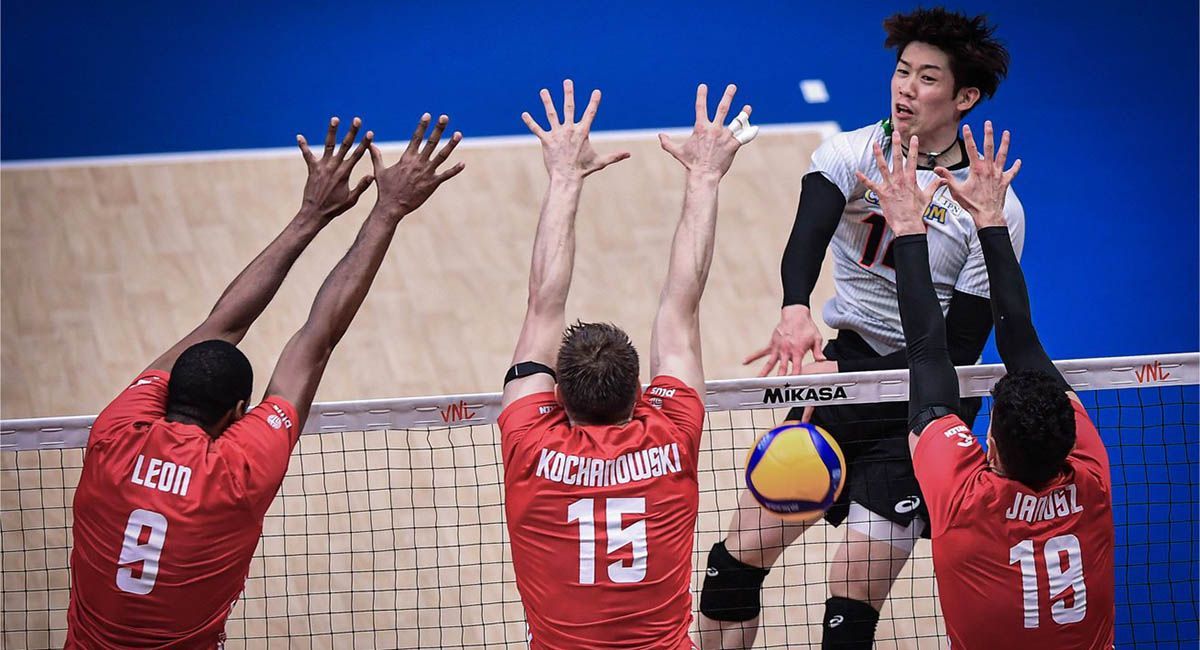 Japan vs Slovenia di VNL 2024