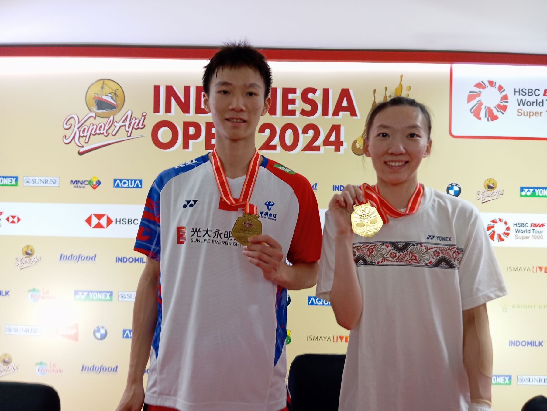 Jiang Zhen Bang/Wei Ya Xin Juara Indonesia Open 2024