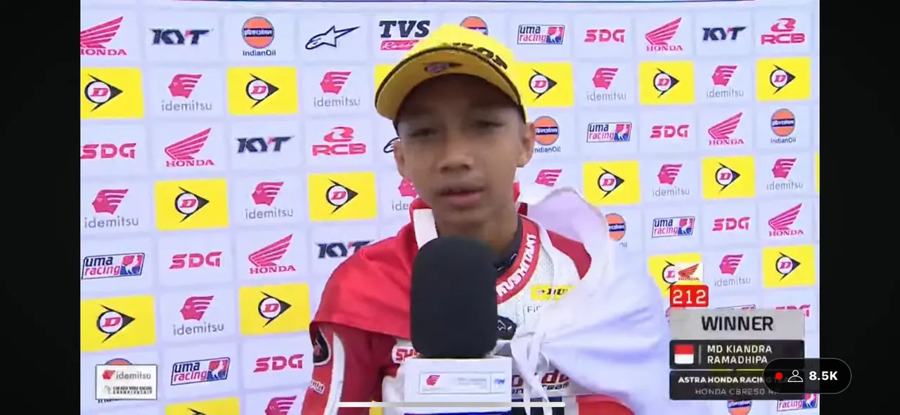 Hasil Race 2 AP250 ARRC Jepang 2024: Kiandra Ramadhipa Raih Juara