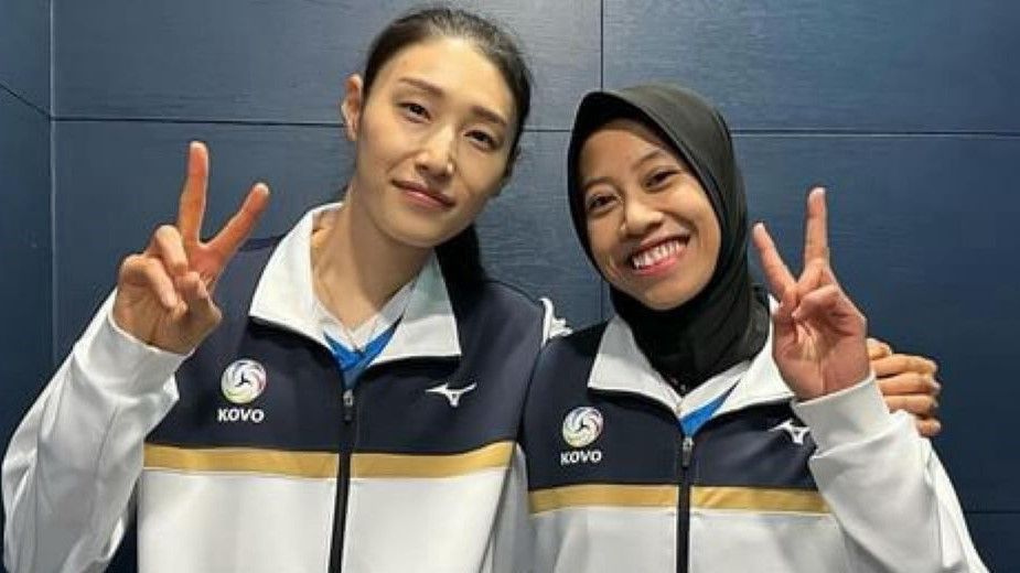 Kim Yeon-koung dan Megawati Hangestri Pertiwi