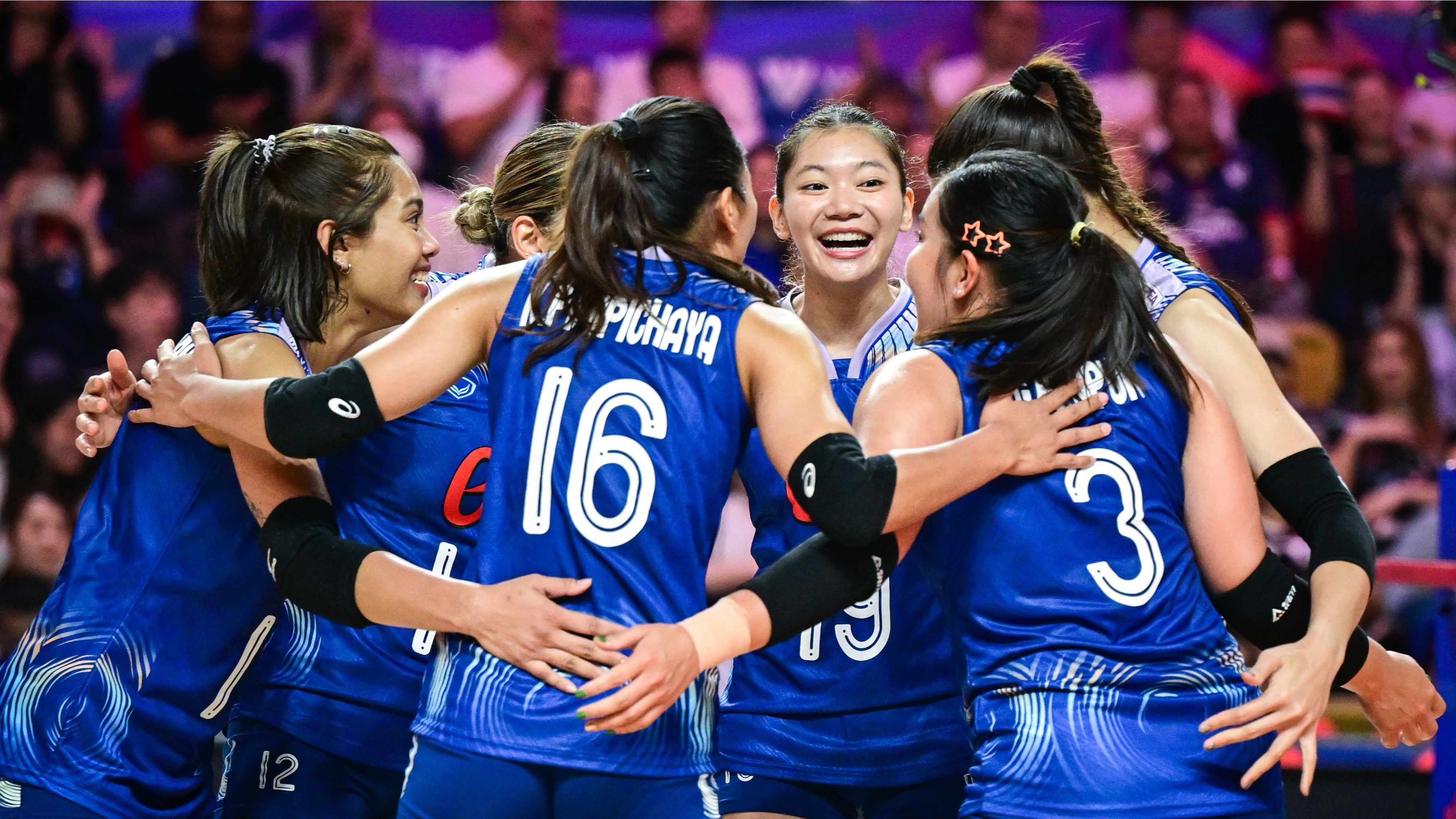 Tim Voli Putri Thailand di VNL 2024