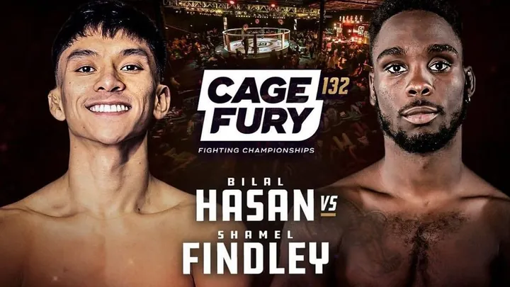 Bilal Hasan vs Shamel Flindley di CFFC 132/Sumber IG @spiderkaratekid