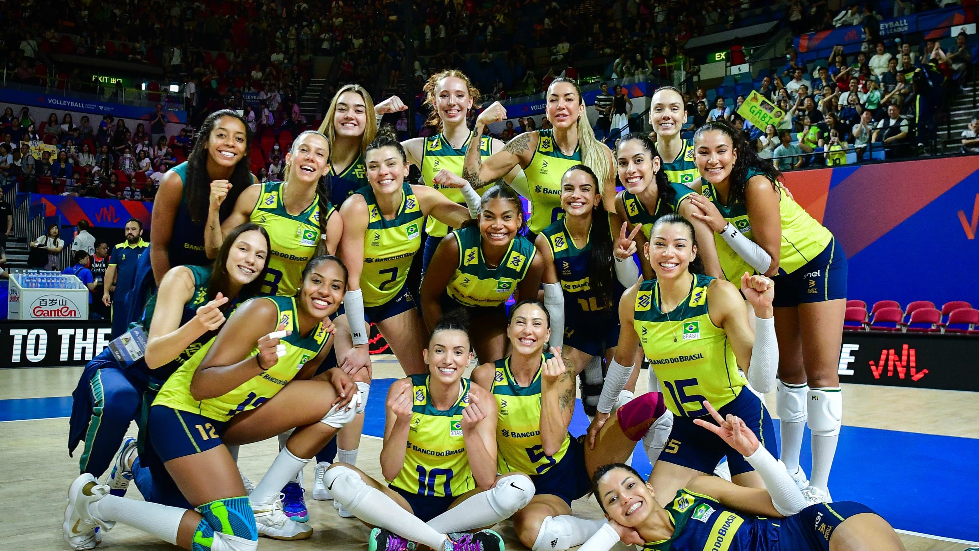 Timnas Voli Putri Brasil, Pemuncak klasemen VNL 2024