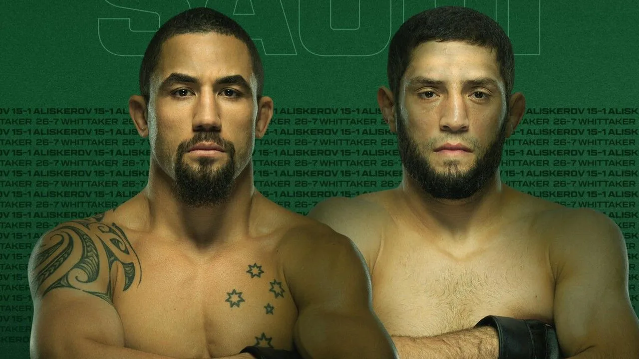 Jadwal UFC Saudi Arabia Pekan Ini: Robert Whittaker vs Ikram Aliskerov
