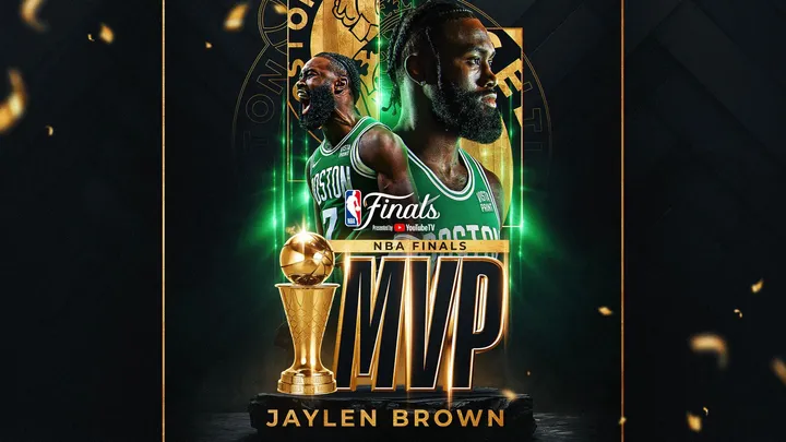 Jaylen Brown Meraih Penghargaan MVP Finals 2024