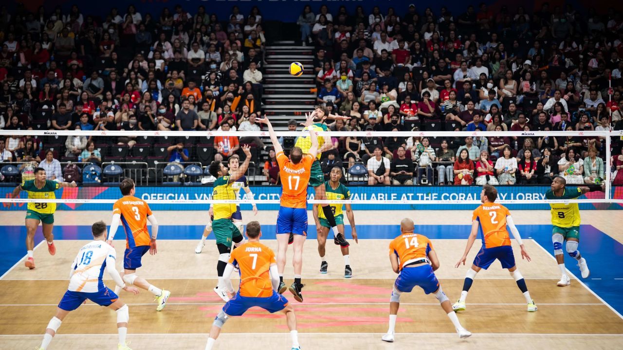 Voli Putra Belanda di VNL 2024/Volleyball World