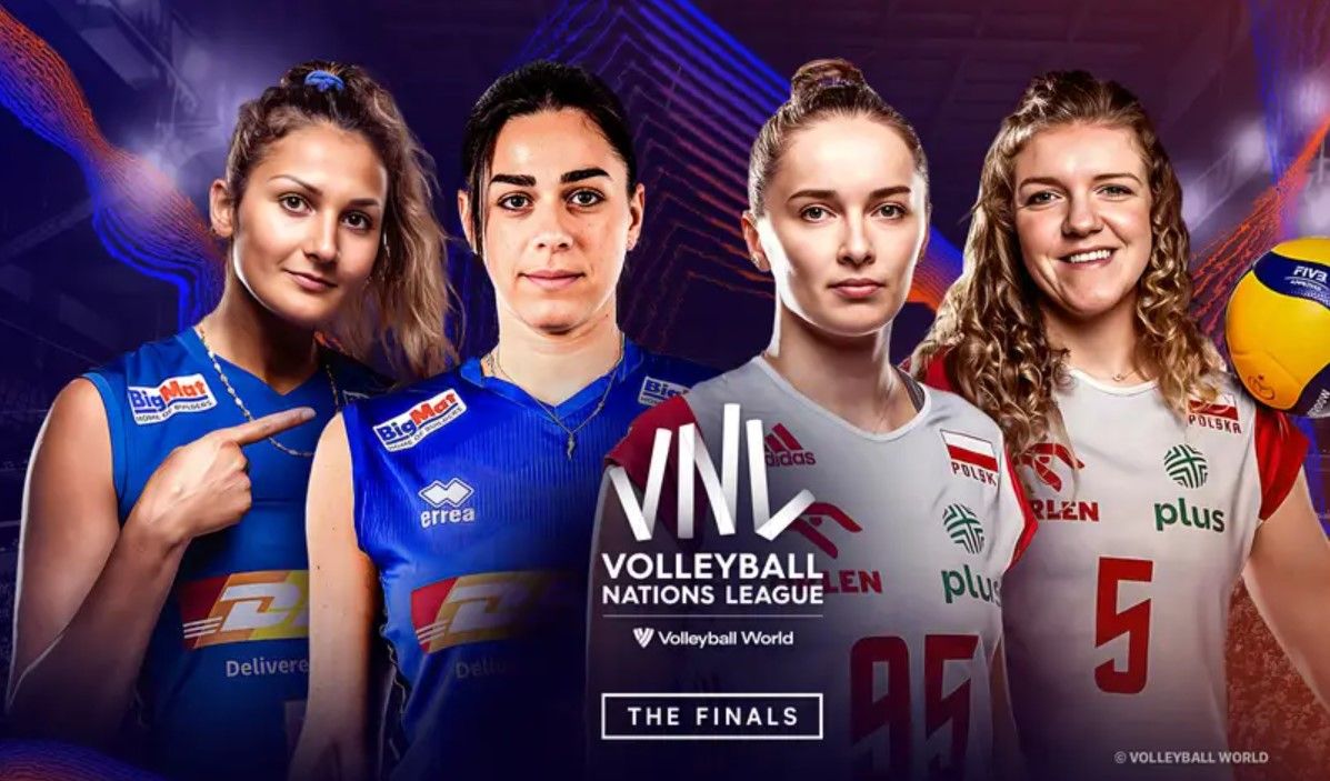 Italia menghadapi Polandia di semifinal VNL 2024 putri, Sabtu (22/6/2024) pukul 17.00 WIB.