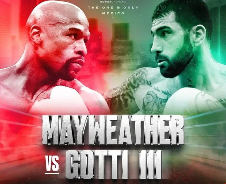 Floyd Mayweather vs John Gotti III/Sumber IG @floydmayweather