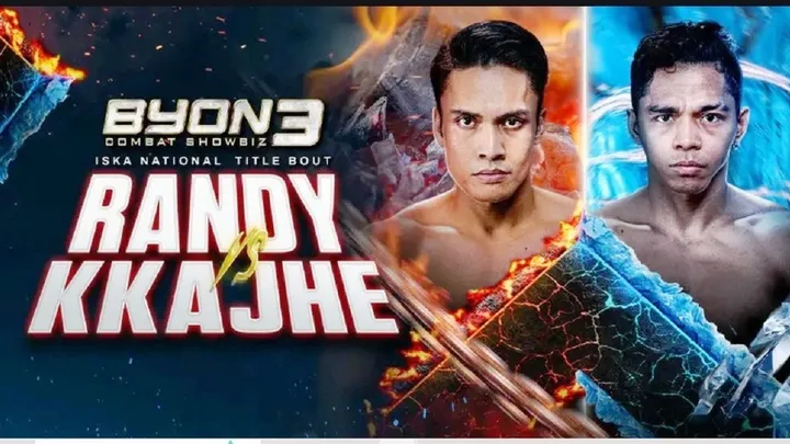 Randy Pangalila vs Jekson Karmela di Byon Combat Showbiz Vol.3