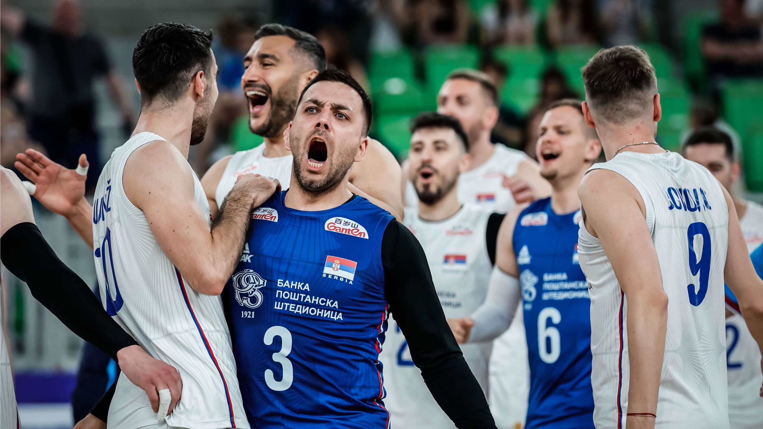 Timnas voli putra Serbia bersaing untuk mendapatkan tiket ke Olimpiade 2024 Paris dengan Kuba/foto: Volleyball World.