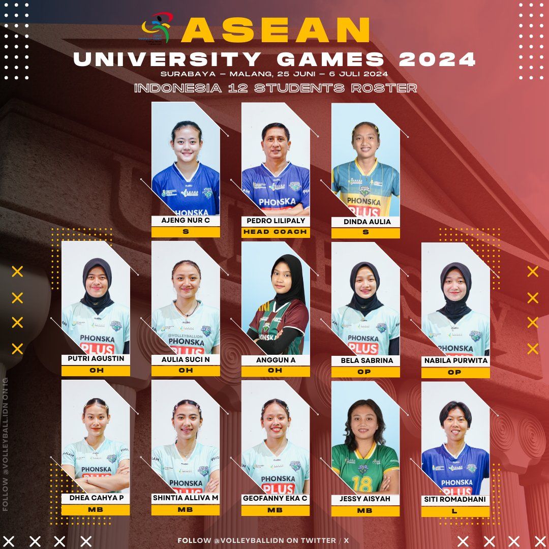 Rooster ASEAN University Games/X Volleyballid