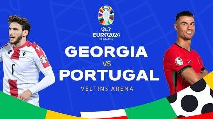 Georgia vs Portugal di Piala Eropa 2024/Sumber visionplus