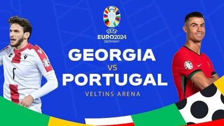 Georgia vs Portugal di Piala Eropa 2024/Sumber visionplus