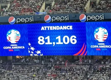 Jumlah Penonton Argentina vs Chile Lampaui Rekor Piala Eropa