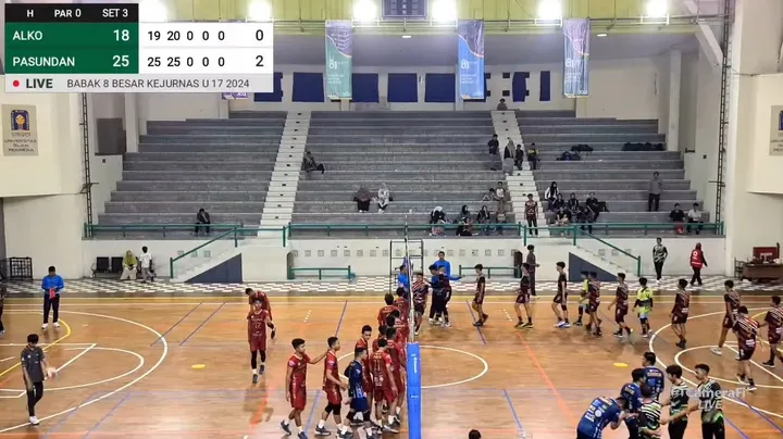 Link Live Streaming Semifinal Kejurnas Voli U17: Baruna vs Pasundan