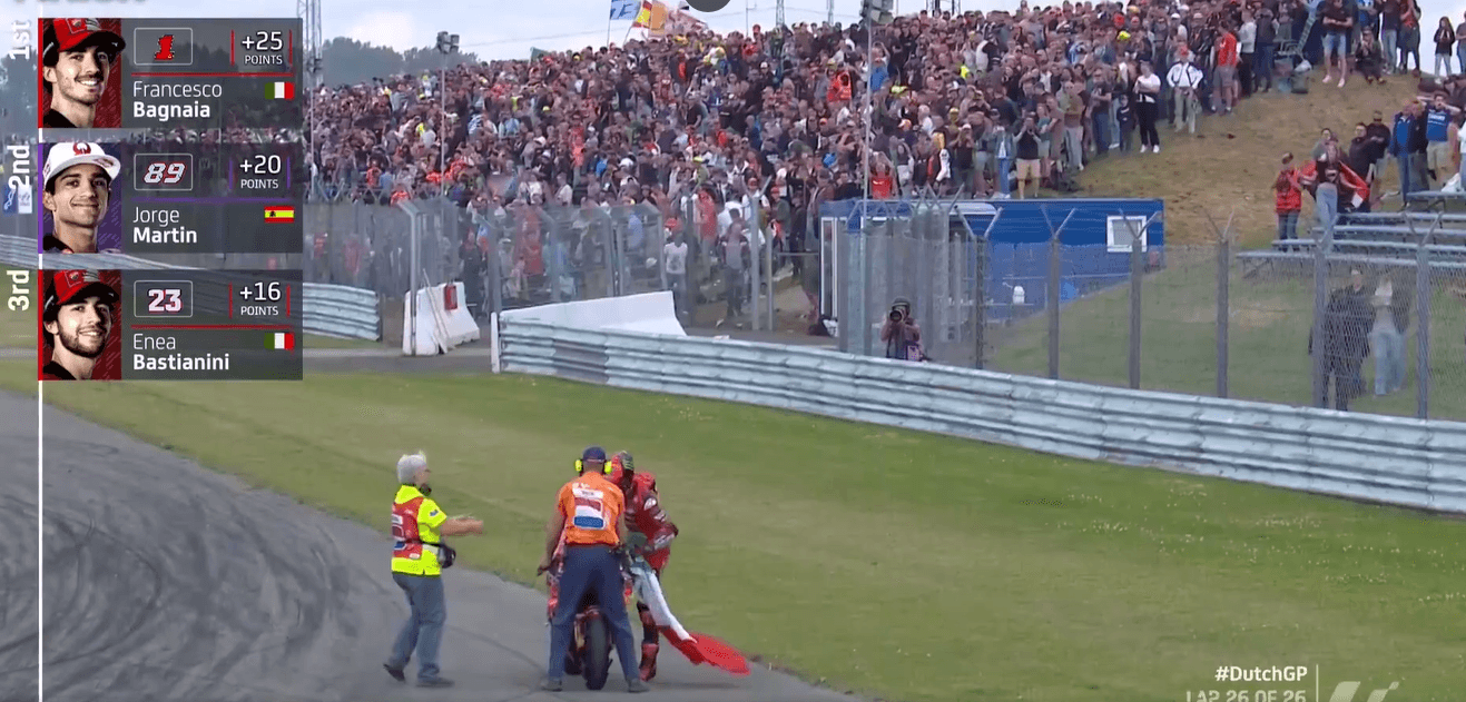 Francesco Bagnaia di MotoGP Belanda 2024