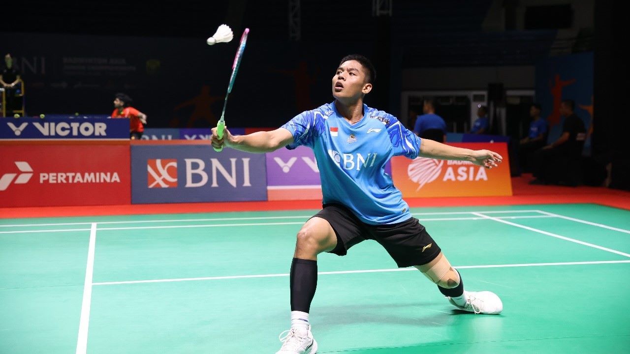 Muh.Zaki Ubaidillah saat tampil di Badminton Asia Junior Championsip 2024/Media PBSI