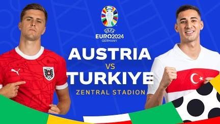 Austria vs Turki di Piala Eropa 2024/Sumber visionplus