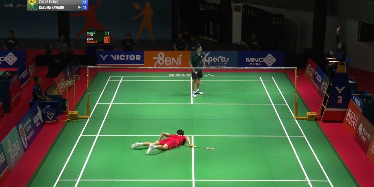 Zhang Zhi Jie Kolaps saat Main di Badminton Asia Junior Championships 2024