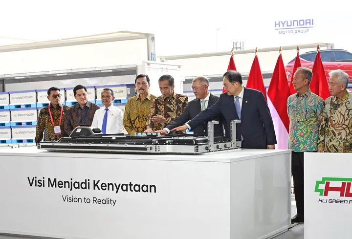 Hyundai - LG Resmikan Dimulainya Produksi Baterai EV di Indonesia