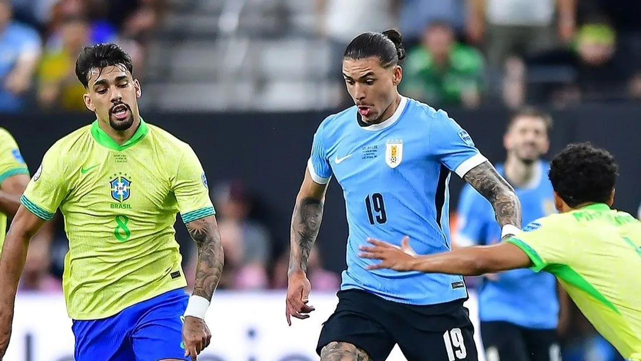 Uruguay vs Brasil di perempat final Copa America 2024