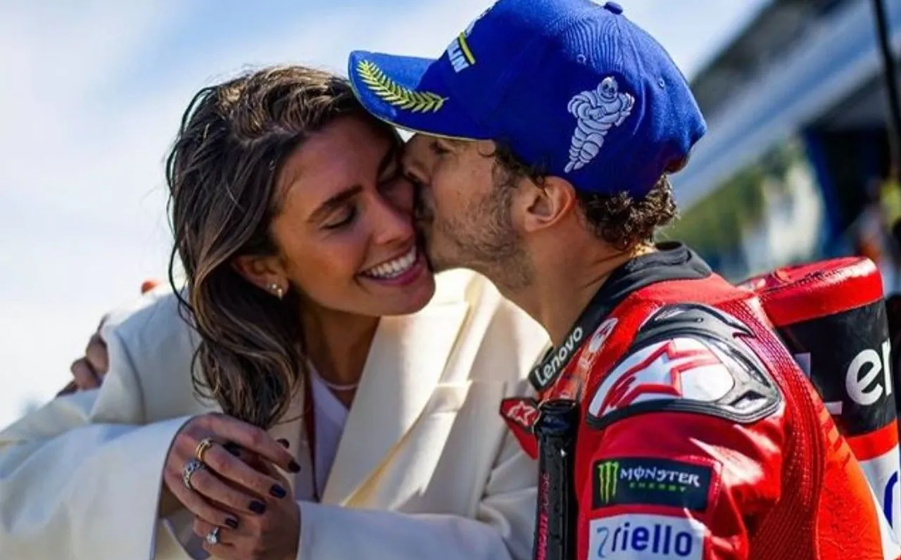 Francesco Bagnaia akan menikah dengan kekasihnya, Domizia Castagnini pada 20 Juli 2024/foto: IG Domizia Castagnini.