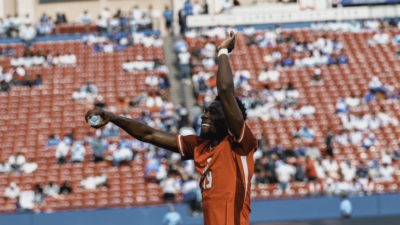 Alphonso Davies, pemain Timnas Kanada/ X Alphonso Davies