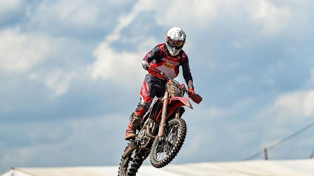 Muhammad Arsenio Algifari di MXGP Lombok 2024