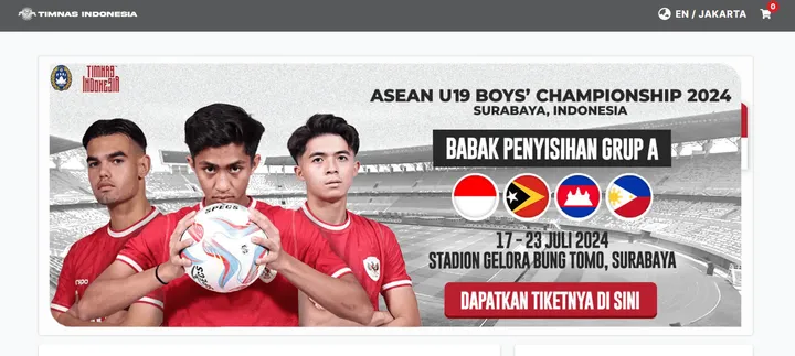 Harga Tiket Timnas Indonesia di Piala AFF U19 2024: Termurah Rp50 Ribu