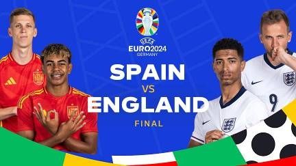 Spanyol vs Inggris di final Piala Eropa 2024/Sumber: visionplus.com