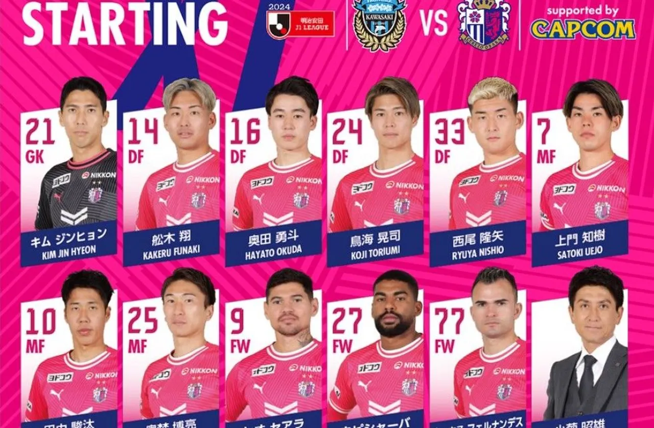 Susunan Pemain Cerezo Osaka vs Kawasaki, Justin Hubner Resmi Cabut?