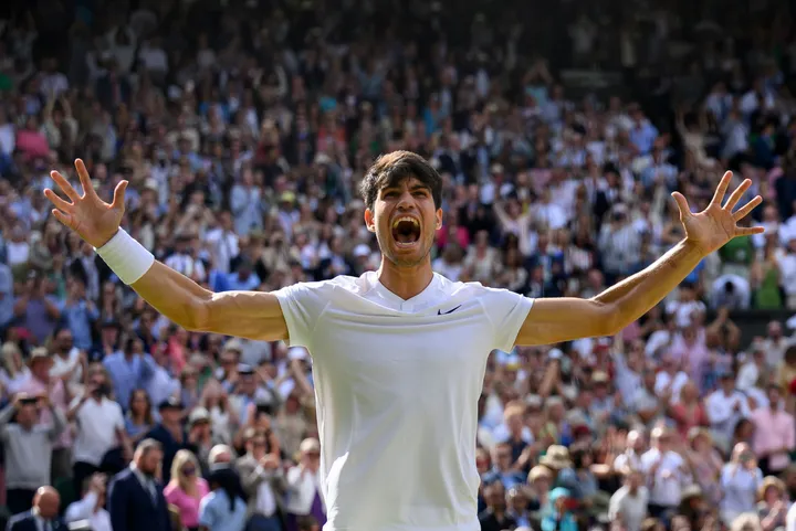 Carlos Alcaraz juara tunggal putra Wimbledon 2024/Sumber X @wimbledon