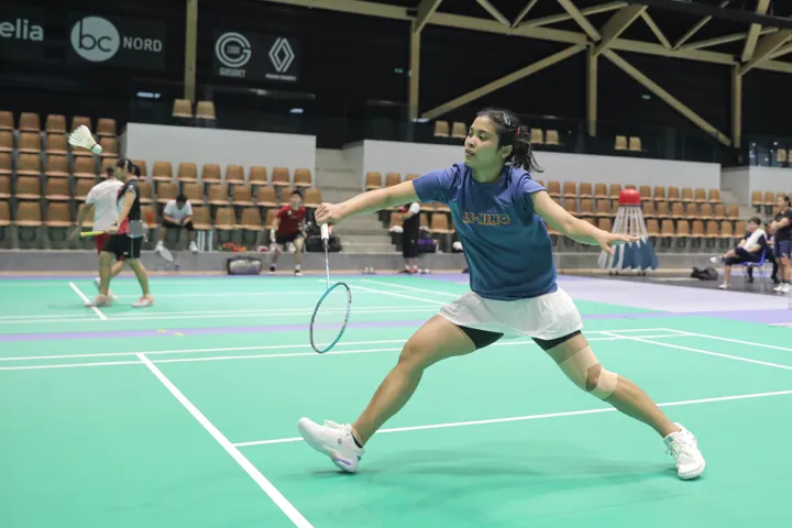 Gregoria Mariska latihan di TC Chambly/Sumber PBSI